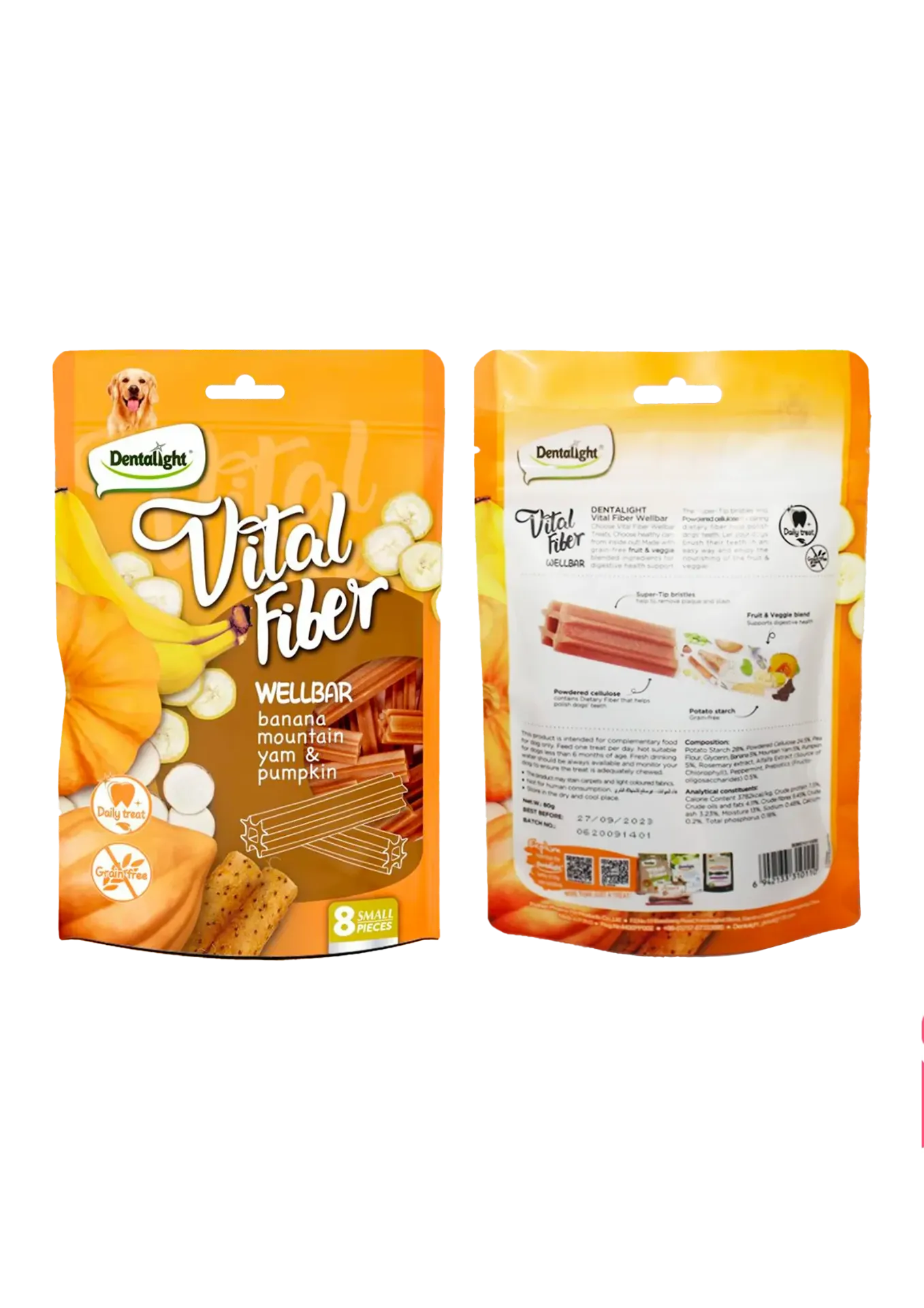 Dentalight Vital Fiber Wellbar - 80g