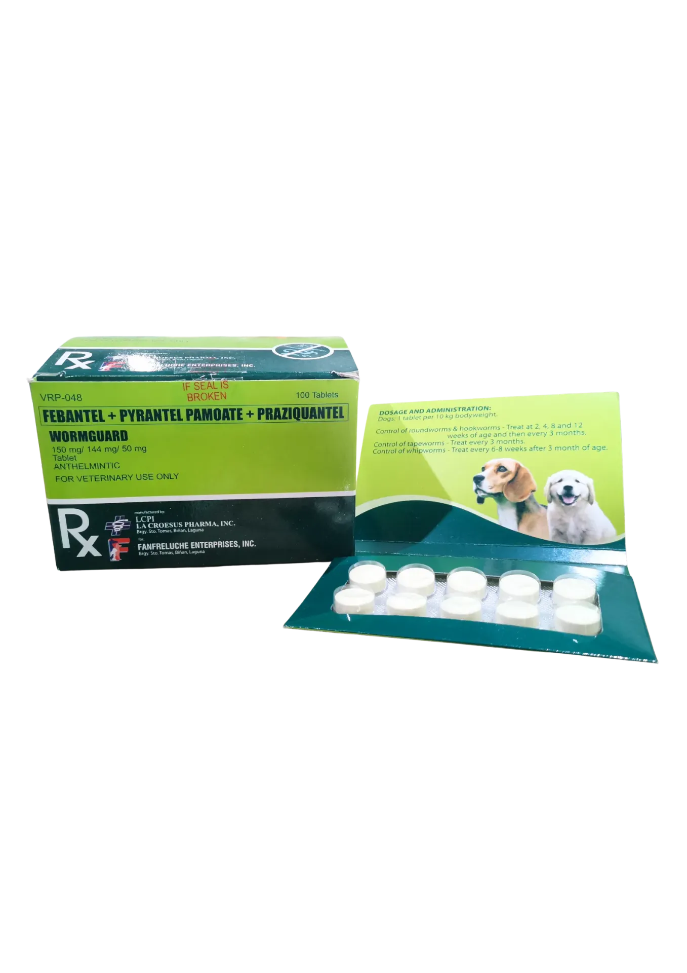Fanfreluche Wormguard - 10 Tablets