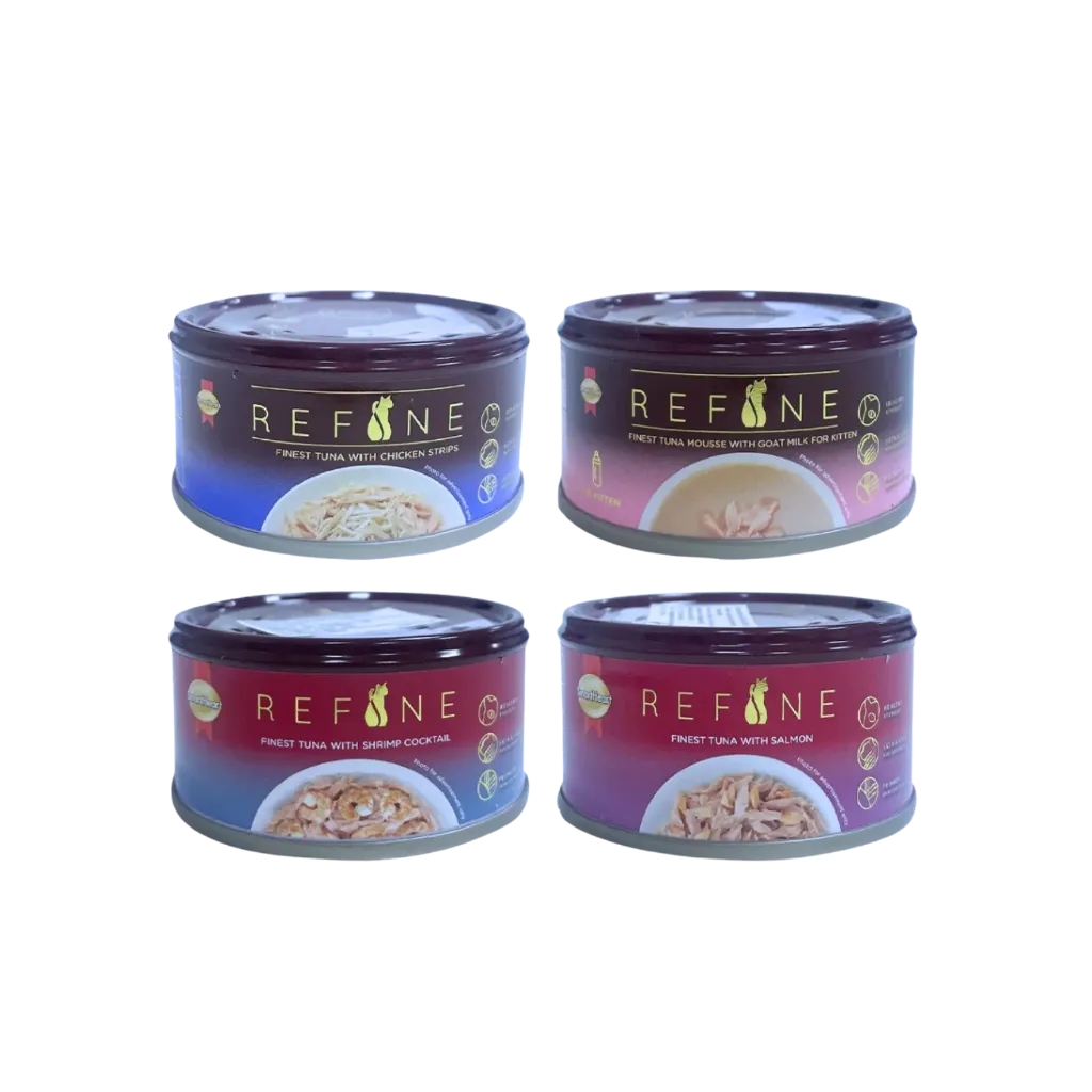 SmartHeart Refine Cat Canned - 80g (Finest Tuna w/ Chicken Strips)