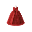Prada's House Red Gown