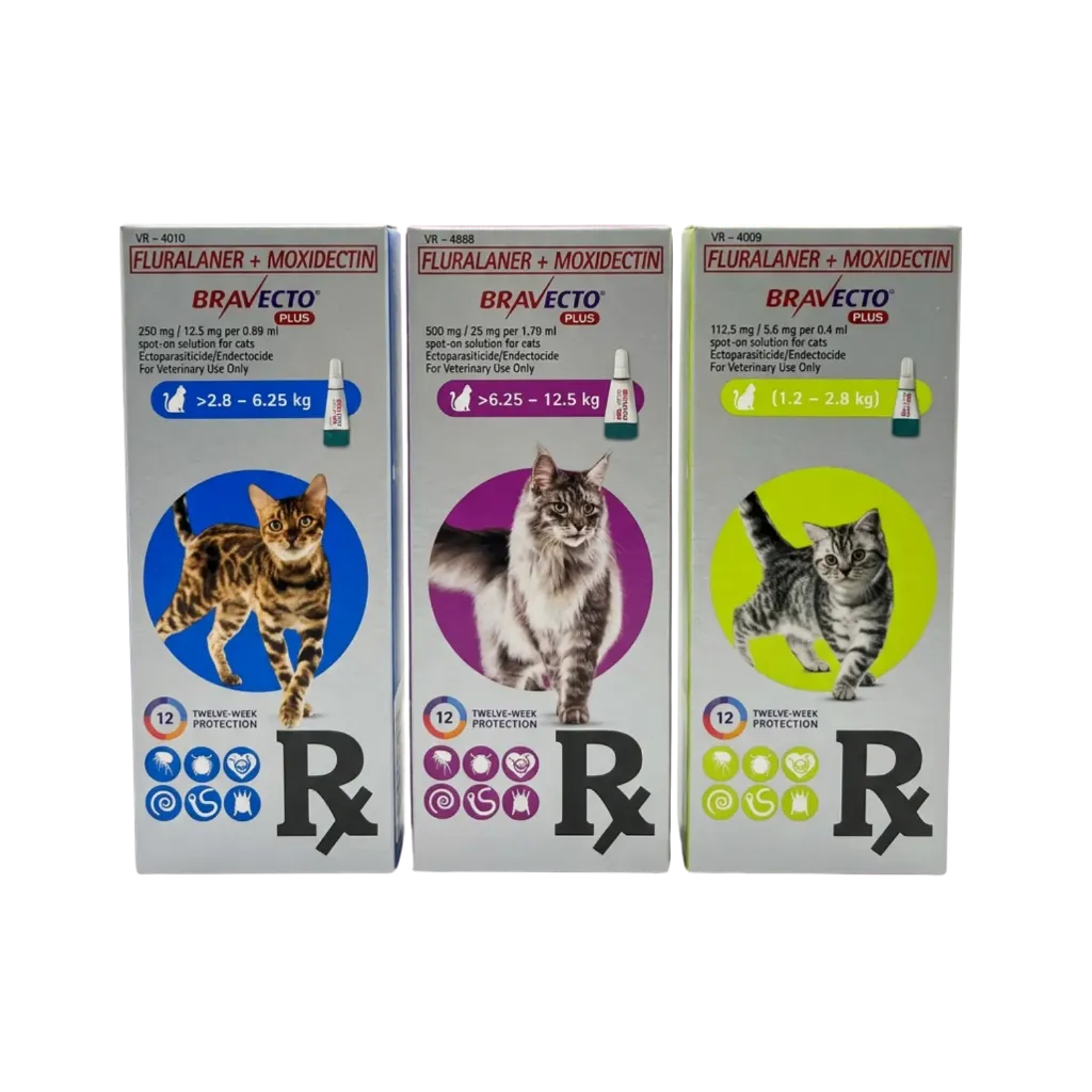 Bravecto For Cat - 12 Weeks Protection (6.25-12.5kg)