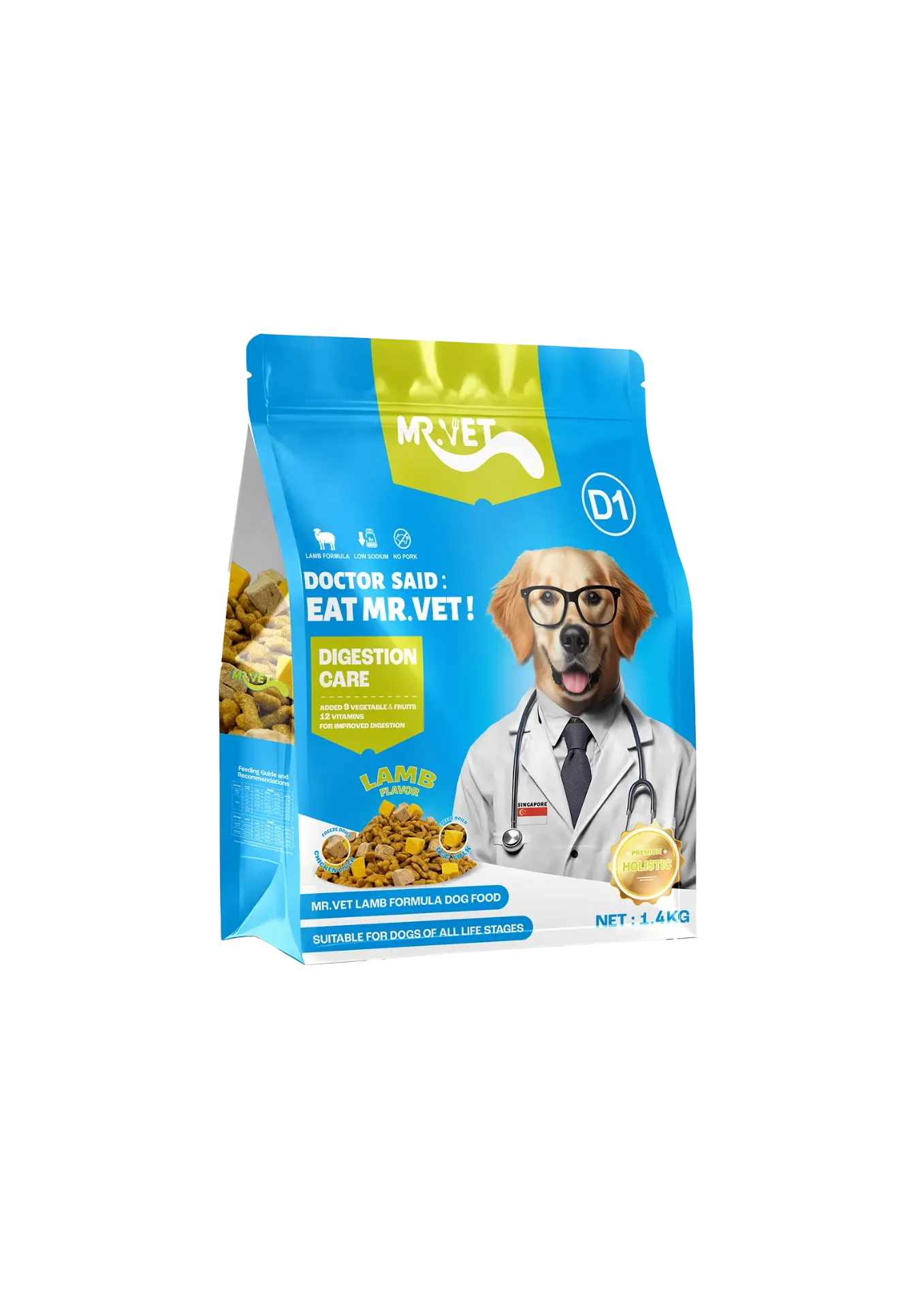 Mr. Vet D1 Holistic Lamb - 1.4kg