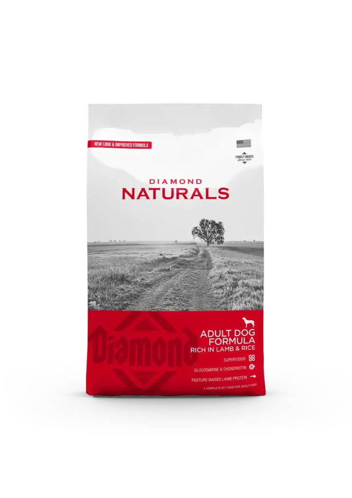 Diamond Naturals Adult Dog Formula Rich in Lamb & Rice 