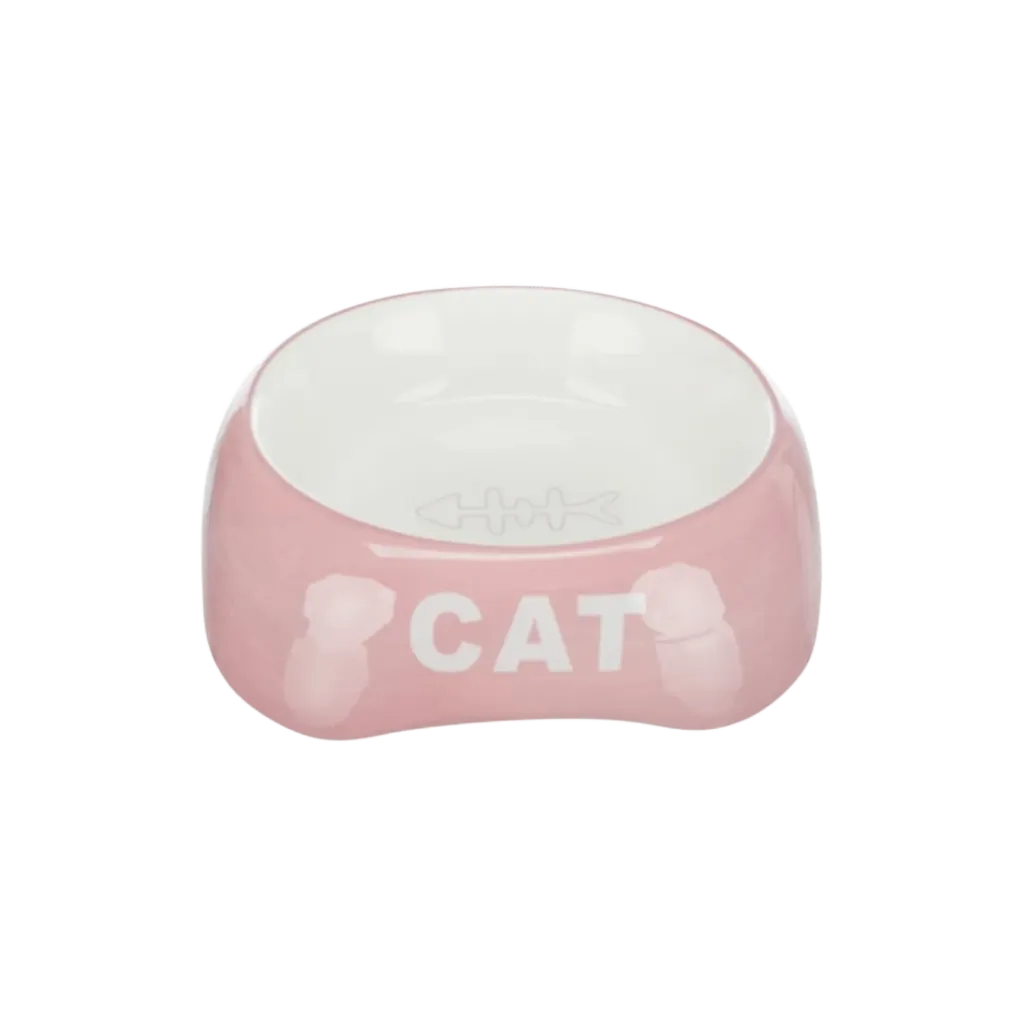 Trixie Porcelain Fishbone Bowl