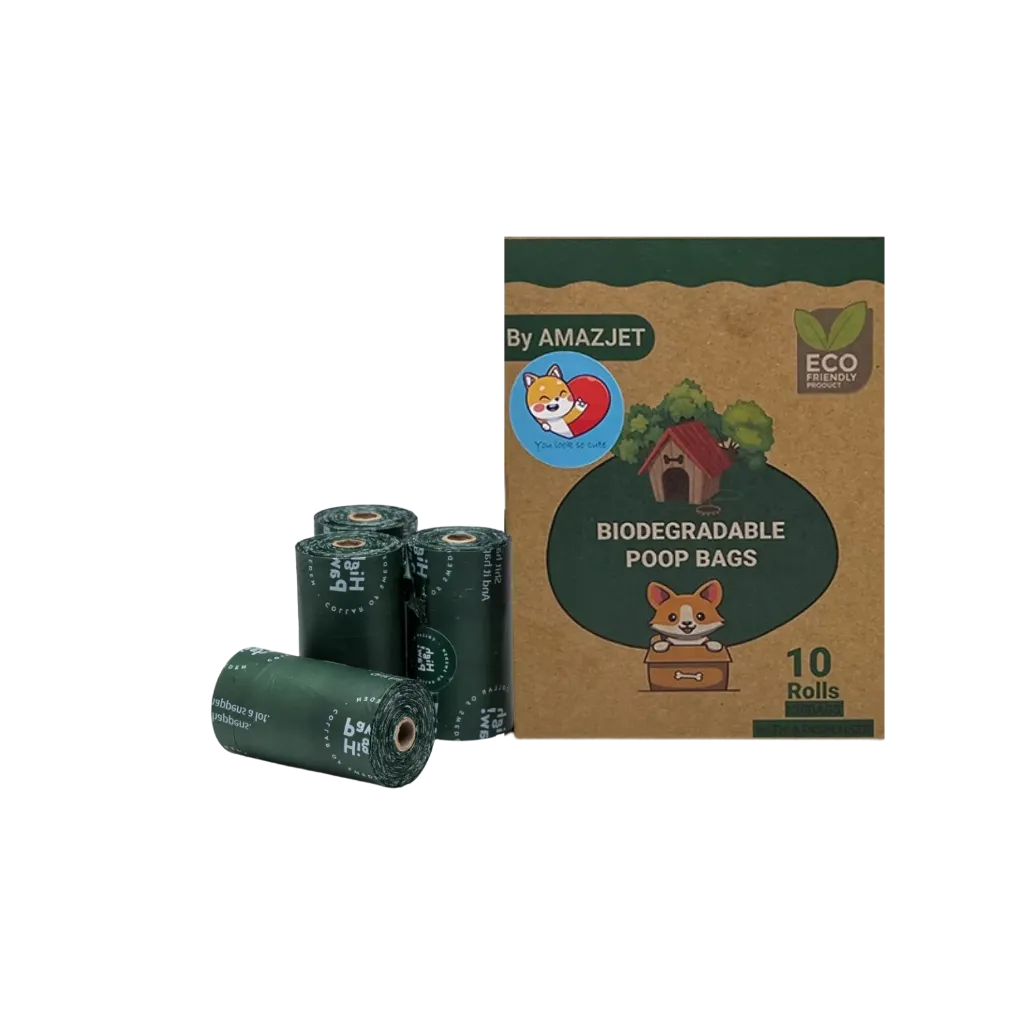 Poop Bag Set - Dispenser + 10 Rolls
