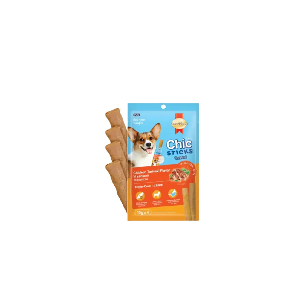 SmartHeart Chic Sticks Dog Treats - 15gx4