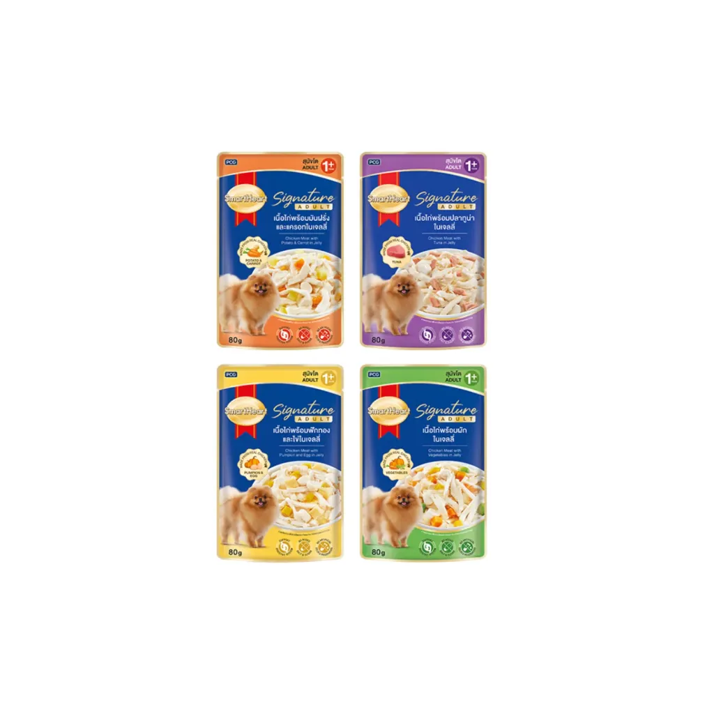 SmartHeart Signature Chicken Meat Adult Dog Wet Food - 80g