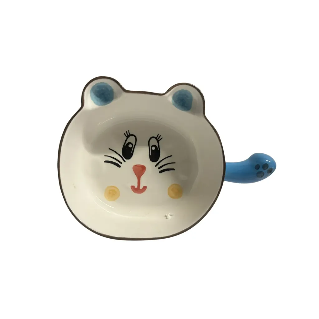 Cat Porcelain Feeding Bowl