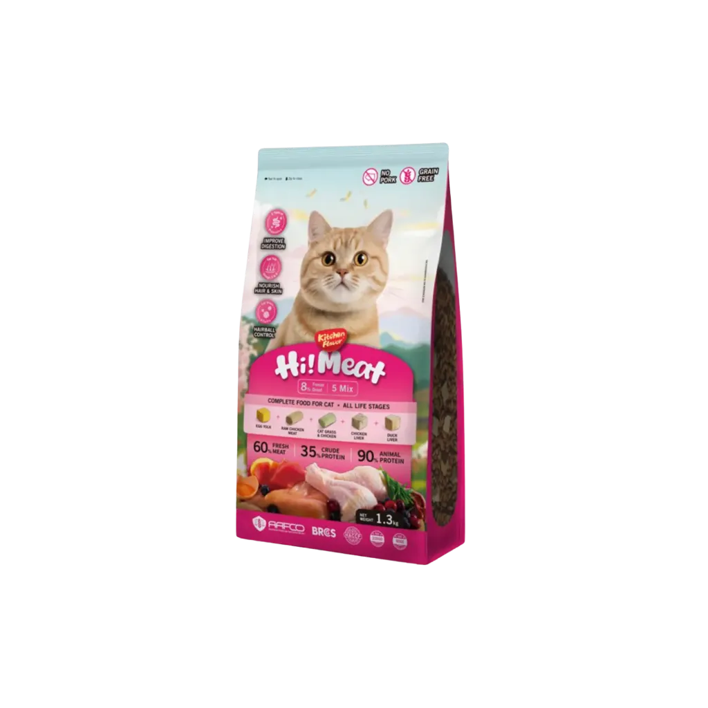 Kitchen Flavor Hi! Meat Complete Food For Cat All Life Stages- 1.3kg