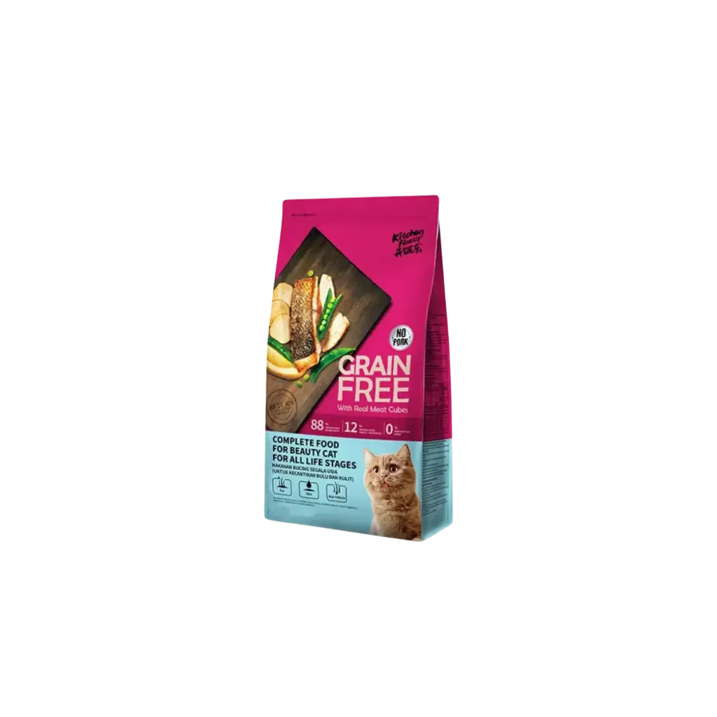 Kitchen Flavor Grain Free Complete Food For Beauty Cat For All Life Stages - 1.5kg