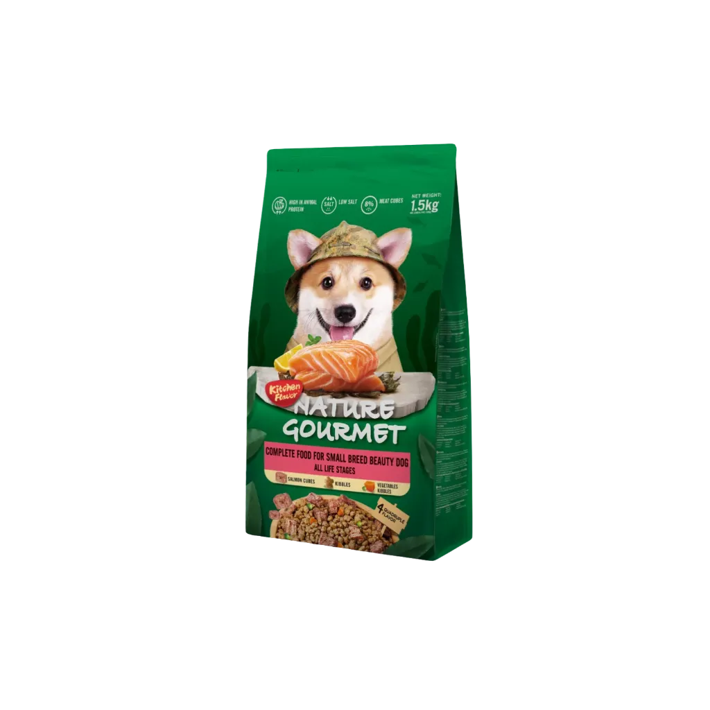 Kitchen Flavor Nature Gourmet Complete Food For Small Breed Dog All Life Stages - 1.5kg