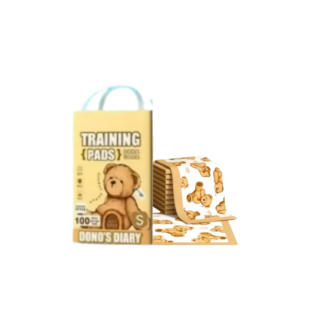 Dono's Diary Teddy Island Training Pee Pads (S)
