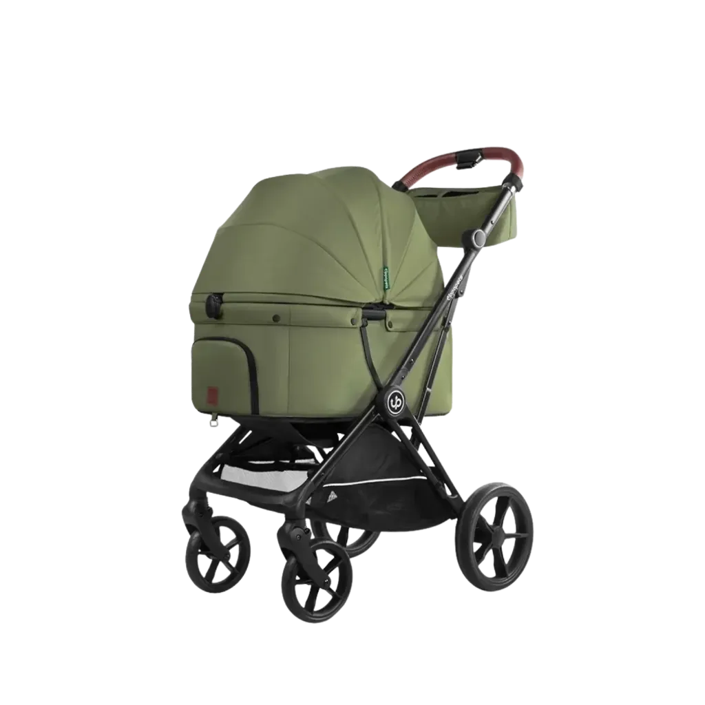 Uppapets Nero Plus + Green Pet Stroller - 11.5kg