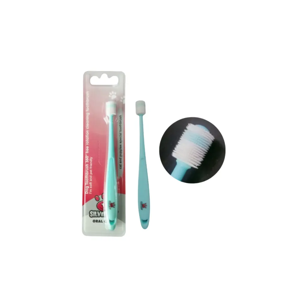 Silver Pet Oral Care 360° All Around Cleaning Toothbrush