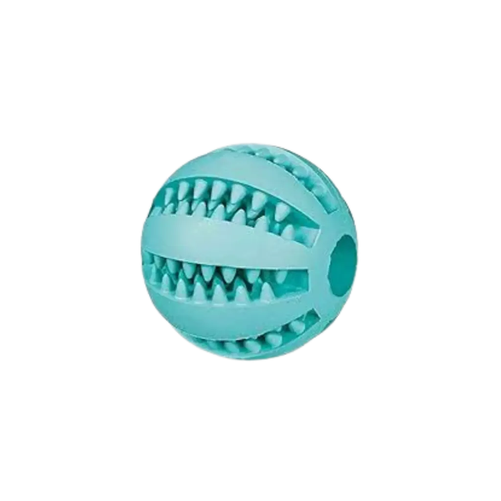 Trixie Denta Fun Spielzeug Ball Natural Rubber - Mint Flavour (7cm)