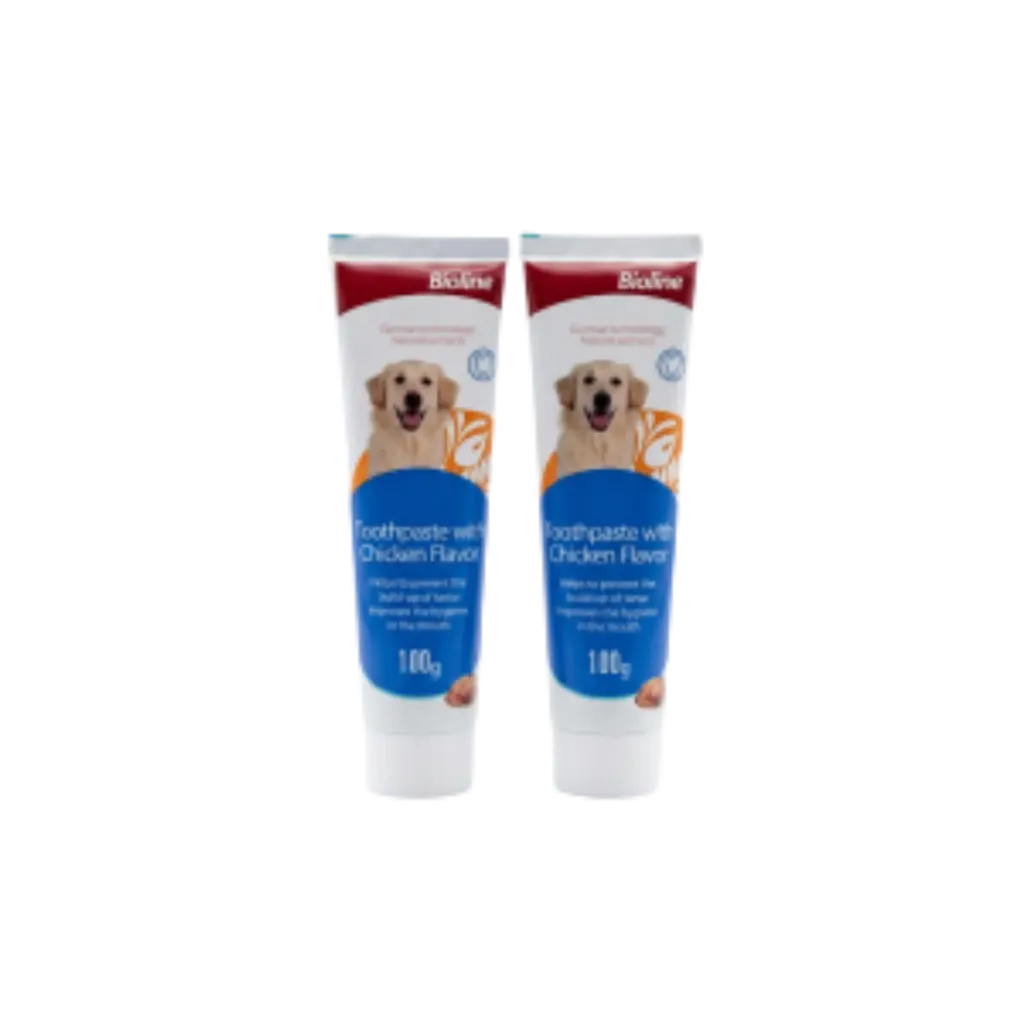 Bioline Single Toothpaste With Chicken Flavor For Dog - 100g