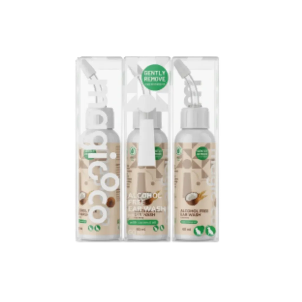 Bioline Alcohol Free Ear Wash With Coconut Oil - 60ml