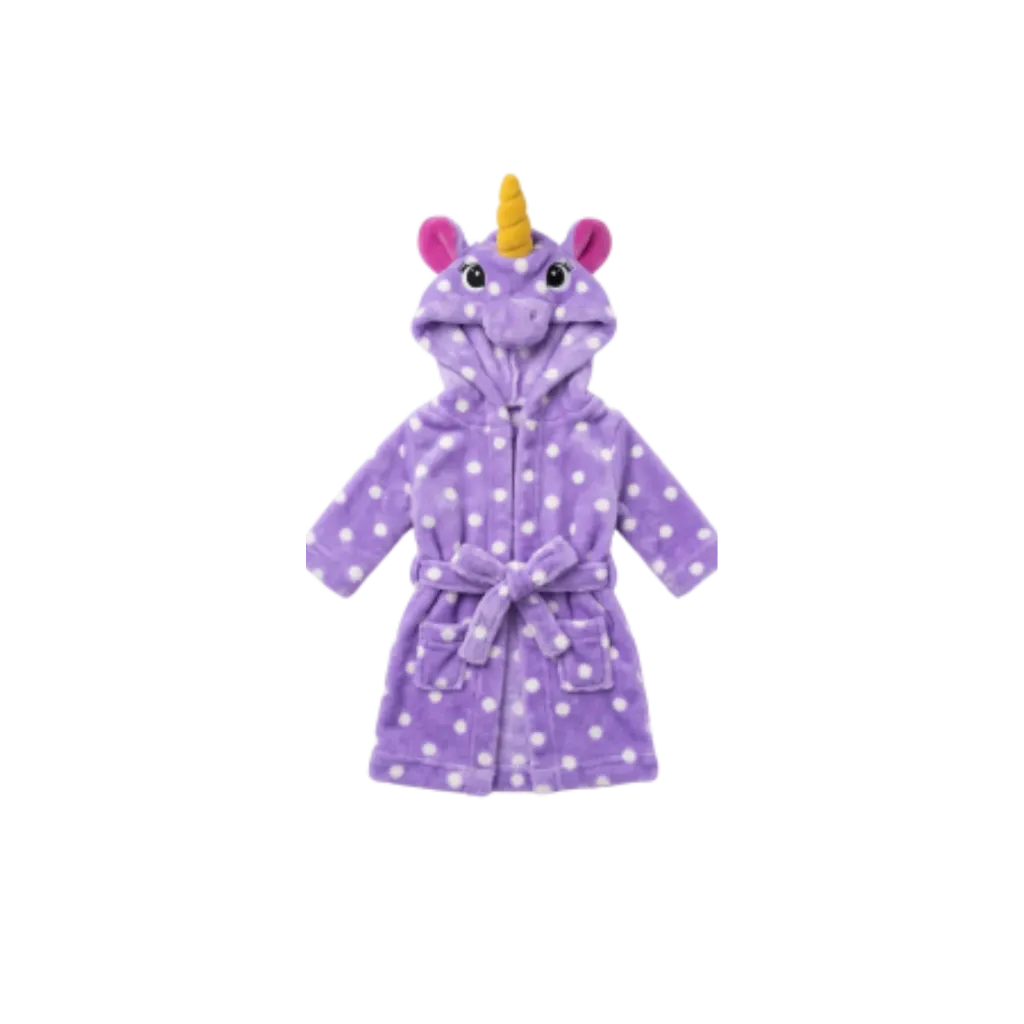 Unicorn Bathrobe Costume For Pets - Lavender