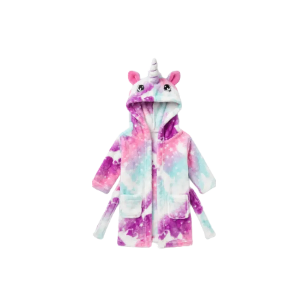 Unicorn Bathrobe Costume For Pets - Purple Pink