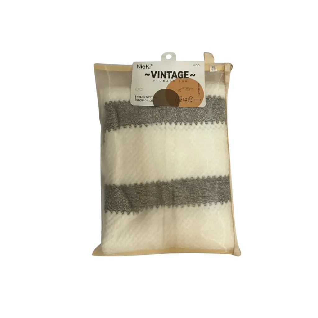 NieKi Striped Vintage Pet Cotton Towel