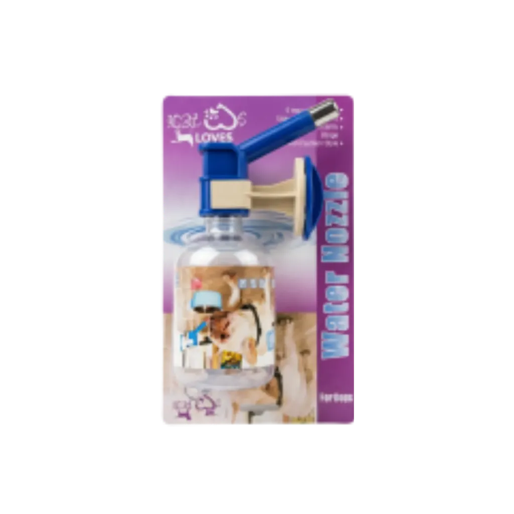 Water Nozzle Feeder With Bottle Square For Dog - 200ml