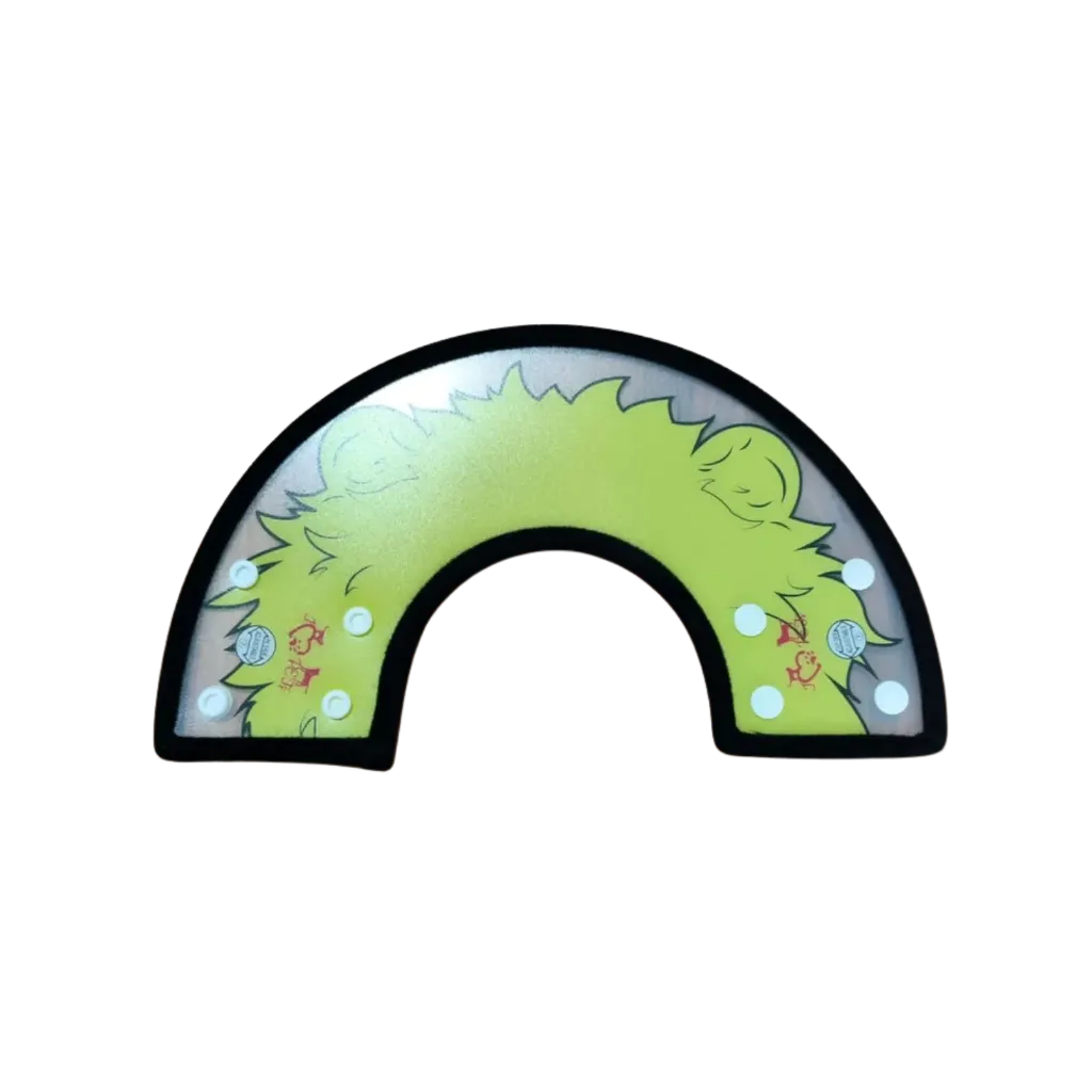 Charles Pet Transparent E-Collar - Green