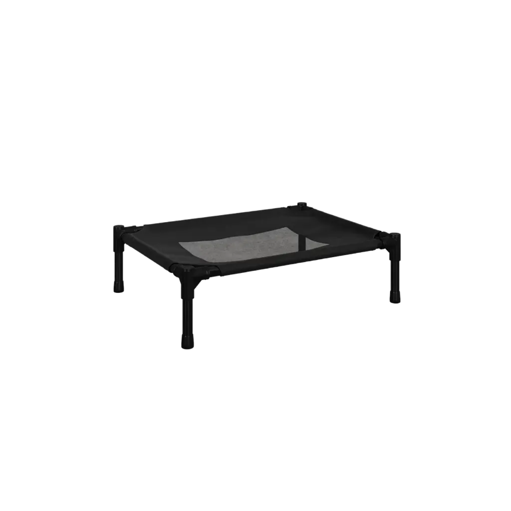 Black Elevated Pet Bed Washable - Small (50*50*20cm)