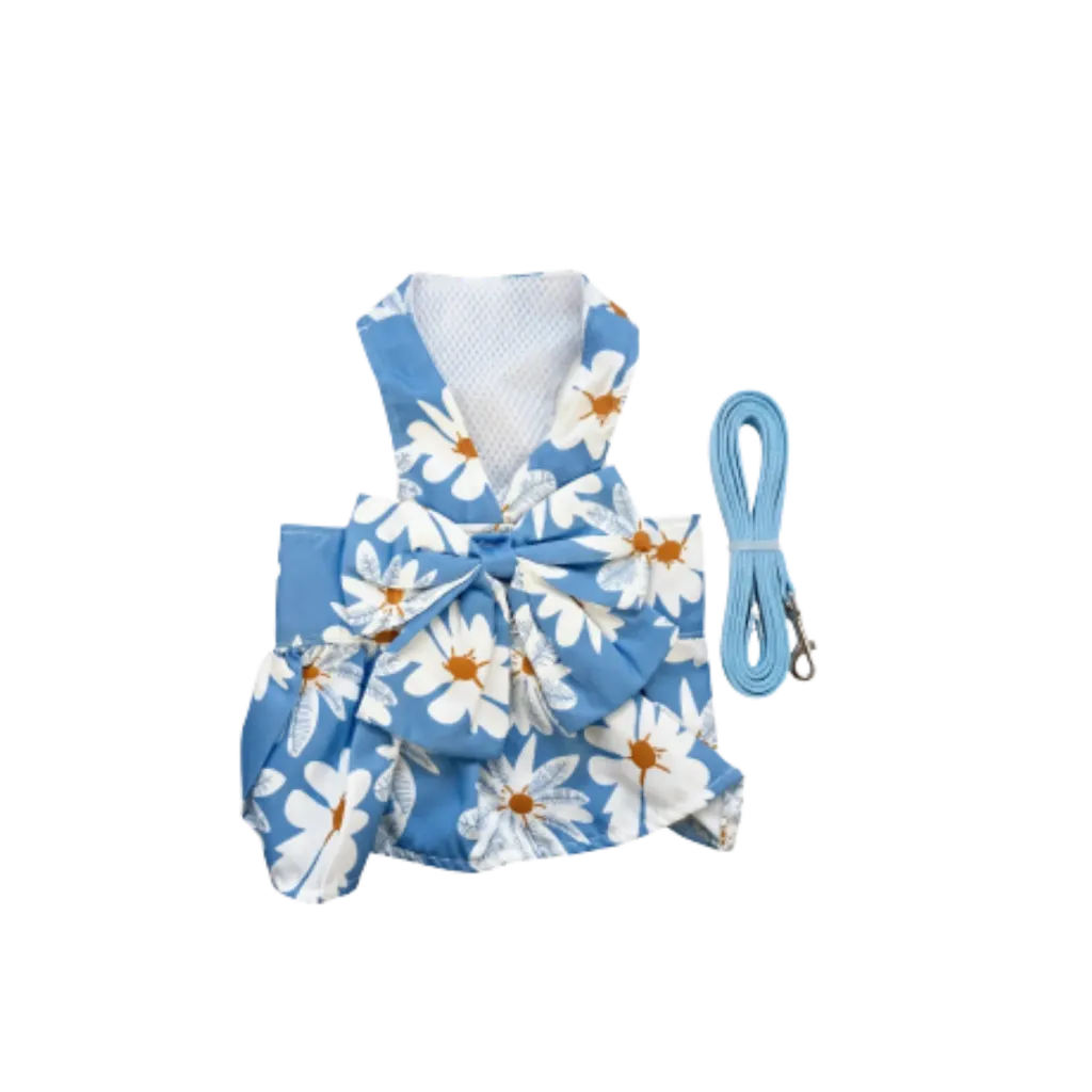 Prada's House Dress Leash - XS (Blue)