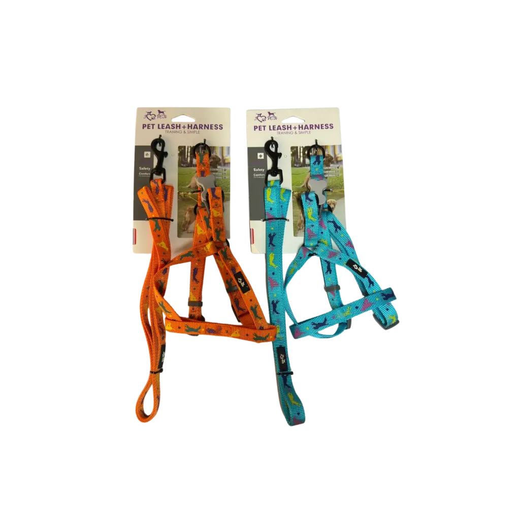 Nunbell Professional Pet Leash + Harness - (35-50cm)
