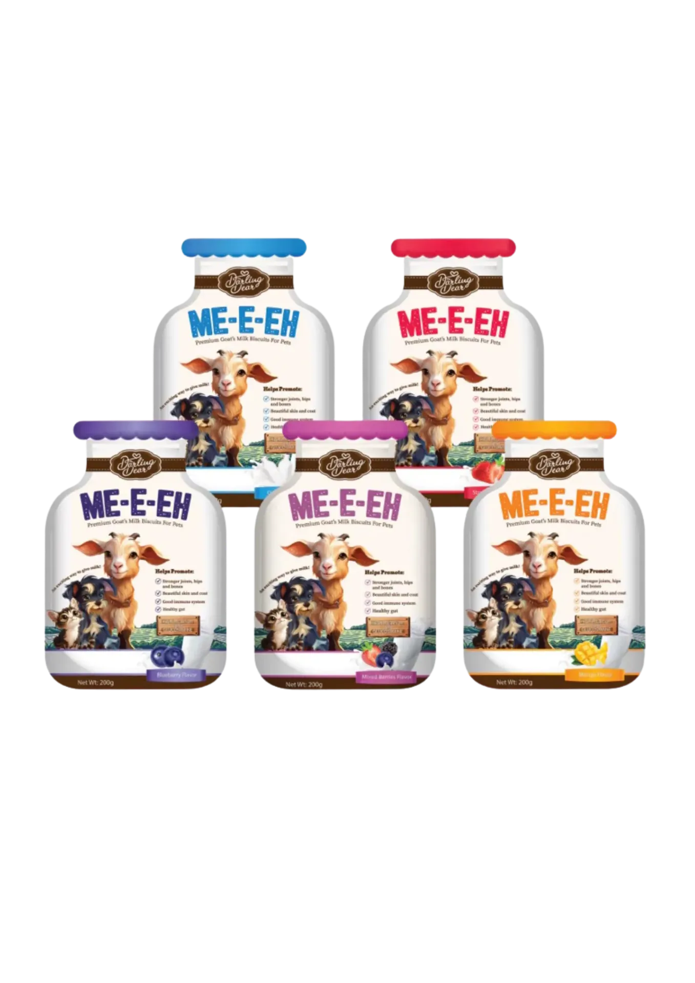 Darling Dear Me-e-eh Premium Goat Milk Biscuits - 200g