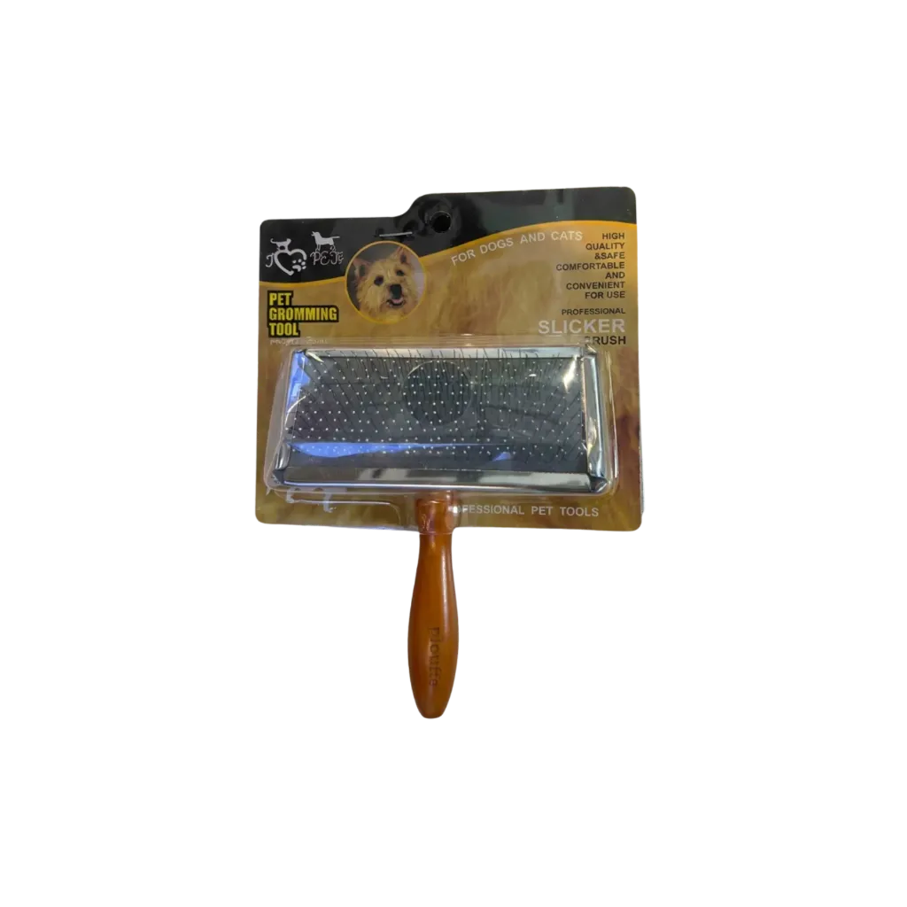 Professional Slicker Brush Wooden Handle