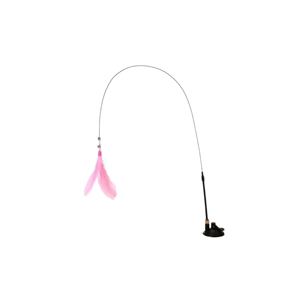 Cat Teaser Wand Toy with Suction Cup