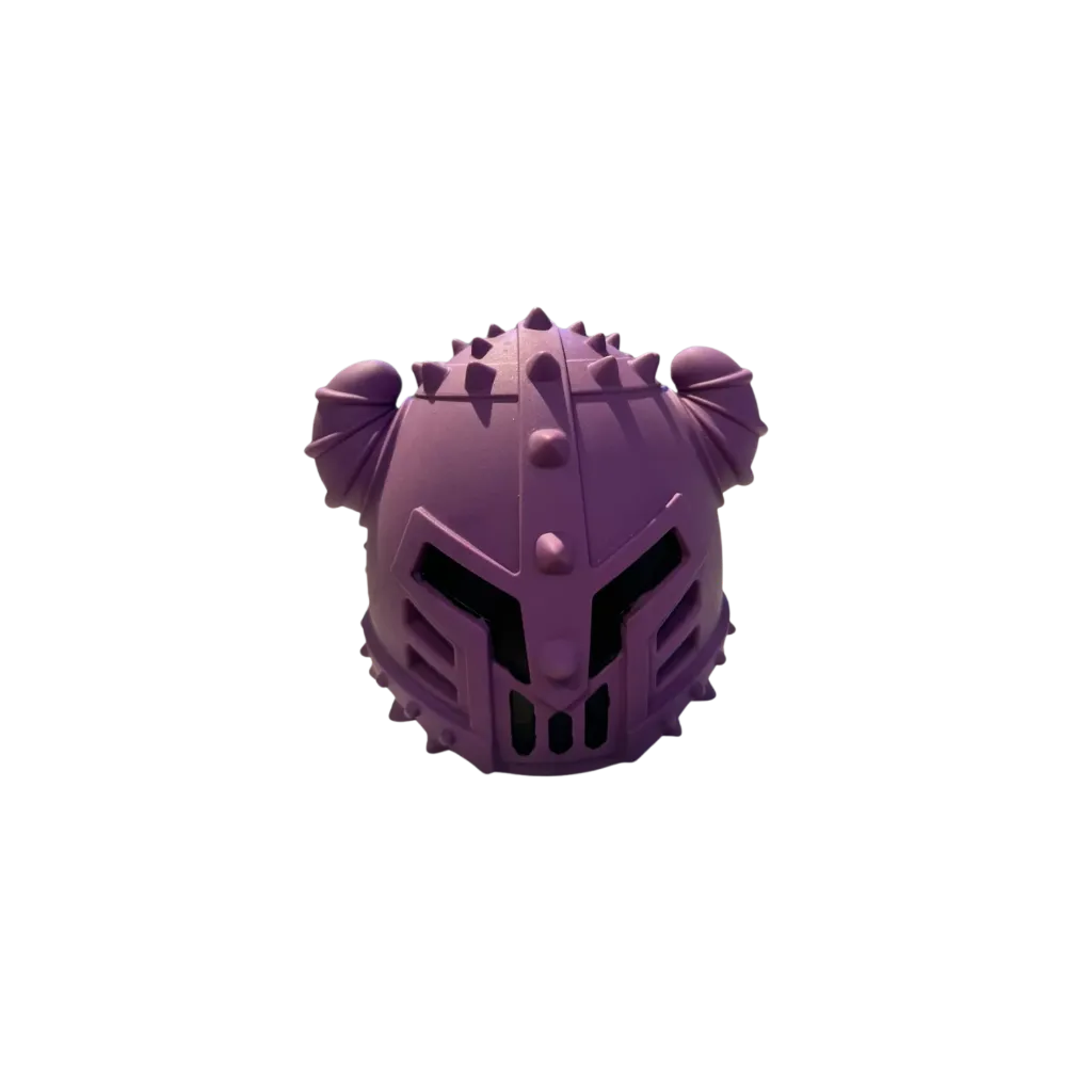 Tough Rubber Pet Treat Dispenser - Purple