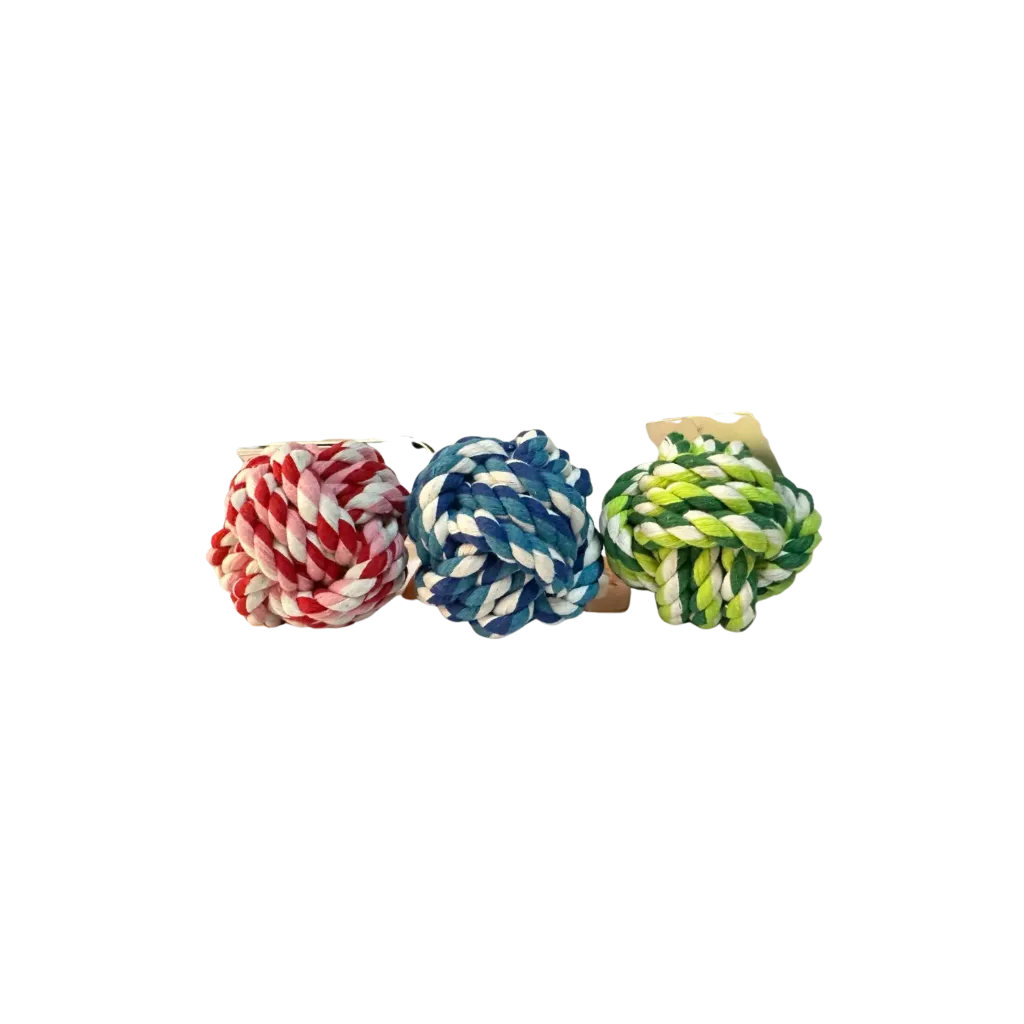 Penny Paws Rope Ball - Assorted Color (Small)