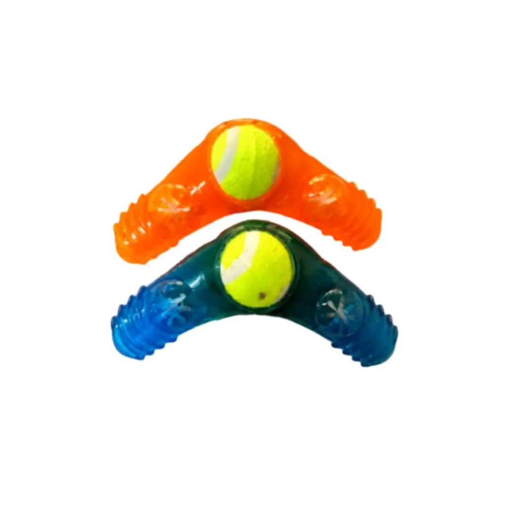 Silicone Boomerang Tennis Ball Toy