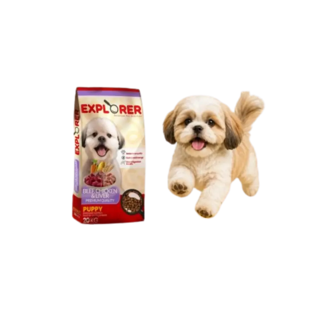 Explorer Dry Puppy Food Beef, Chicken & Liver – 20kg