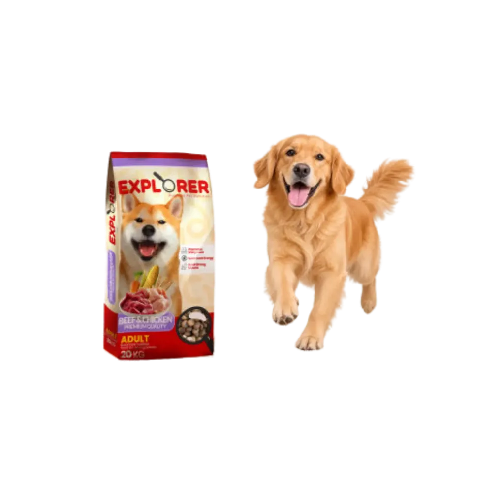Explorer Dry Adult Dog Food Beef & Chicken – 20kg