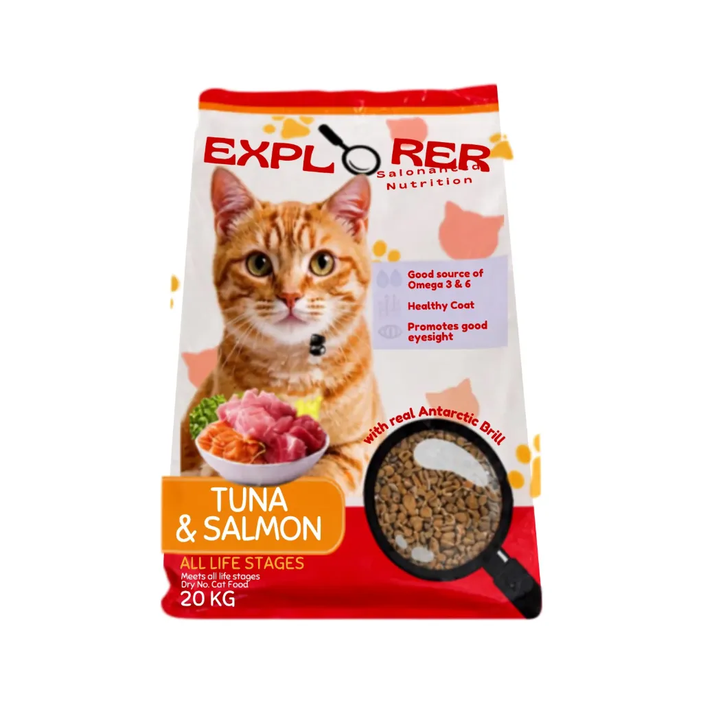 Explorer Dry Cat Food Tuna & Salmon – 20kg