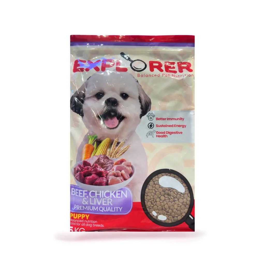 Explorer Dry Puppy Food Beef, Chicken & Liver – 5kg