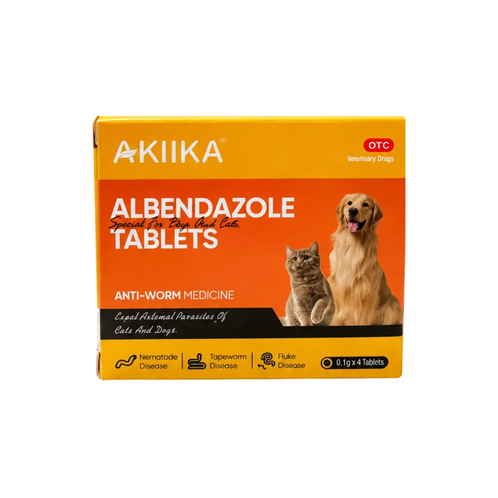 Akiika Albendazole Tablets - 0.1gx4