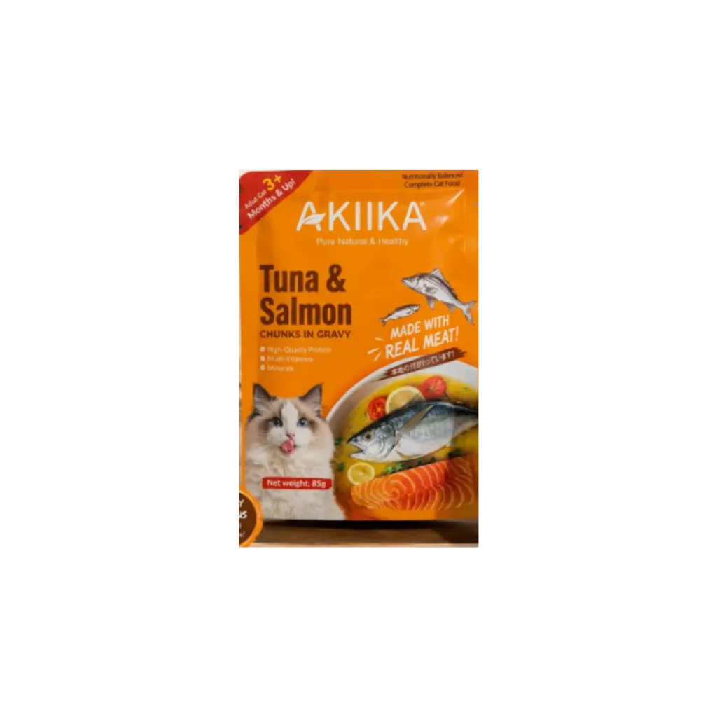 Akiika Pure Natural & Healthy Real Meat Cat Pouch - 85g