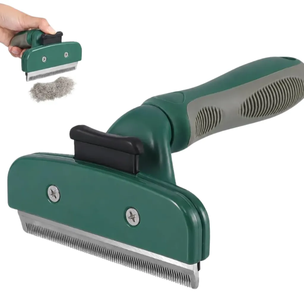 Stregiel Pet Deshedding and Undercoat Removal Tool
