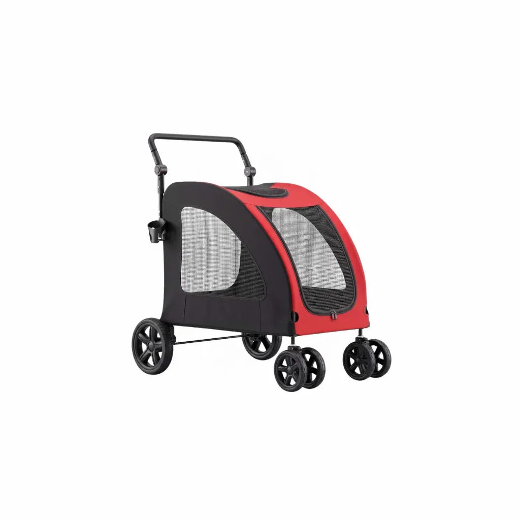 Heavy Duty Foldable Rolling Pet Stroller