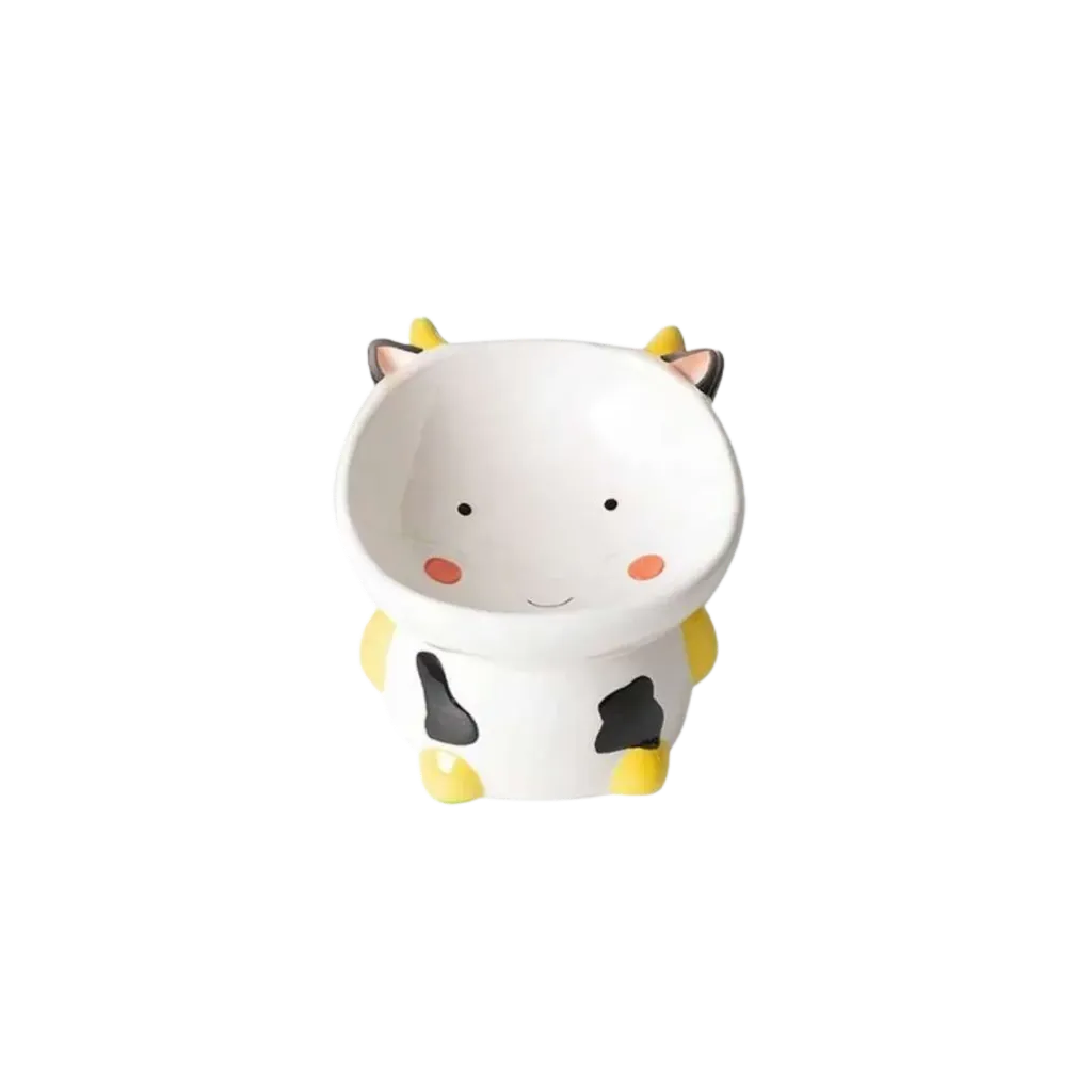 Cute Animal-Shaped Elevated Ceramic Bowls