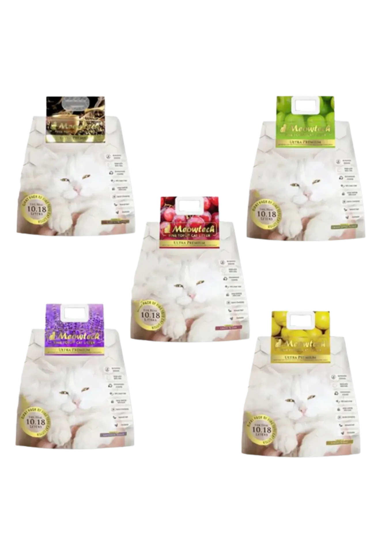Meowtech Ultra Premium White Fine Tofu - 10.18L (Apple)