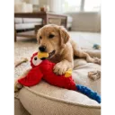 Penny Paws Parrot Squeaky Plush Dog Toy