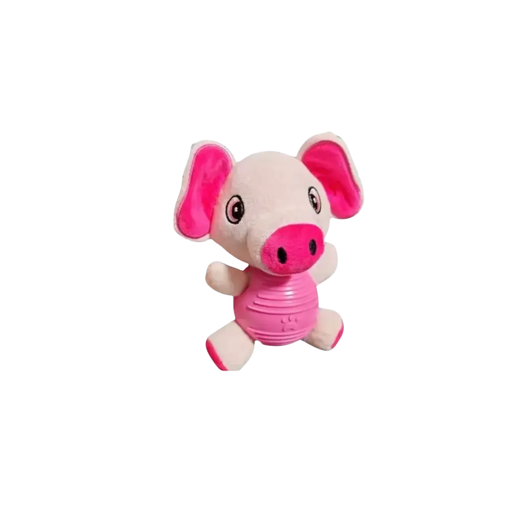 Penny Paws Soft Silicone Dog Toy (Pig)