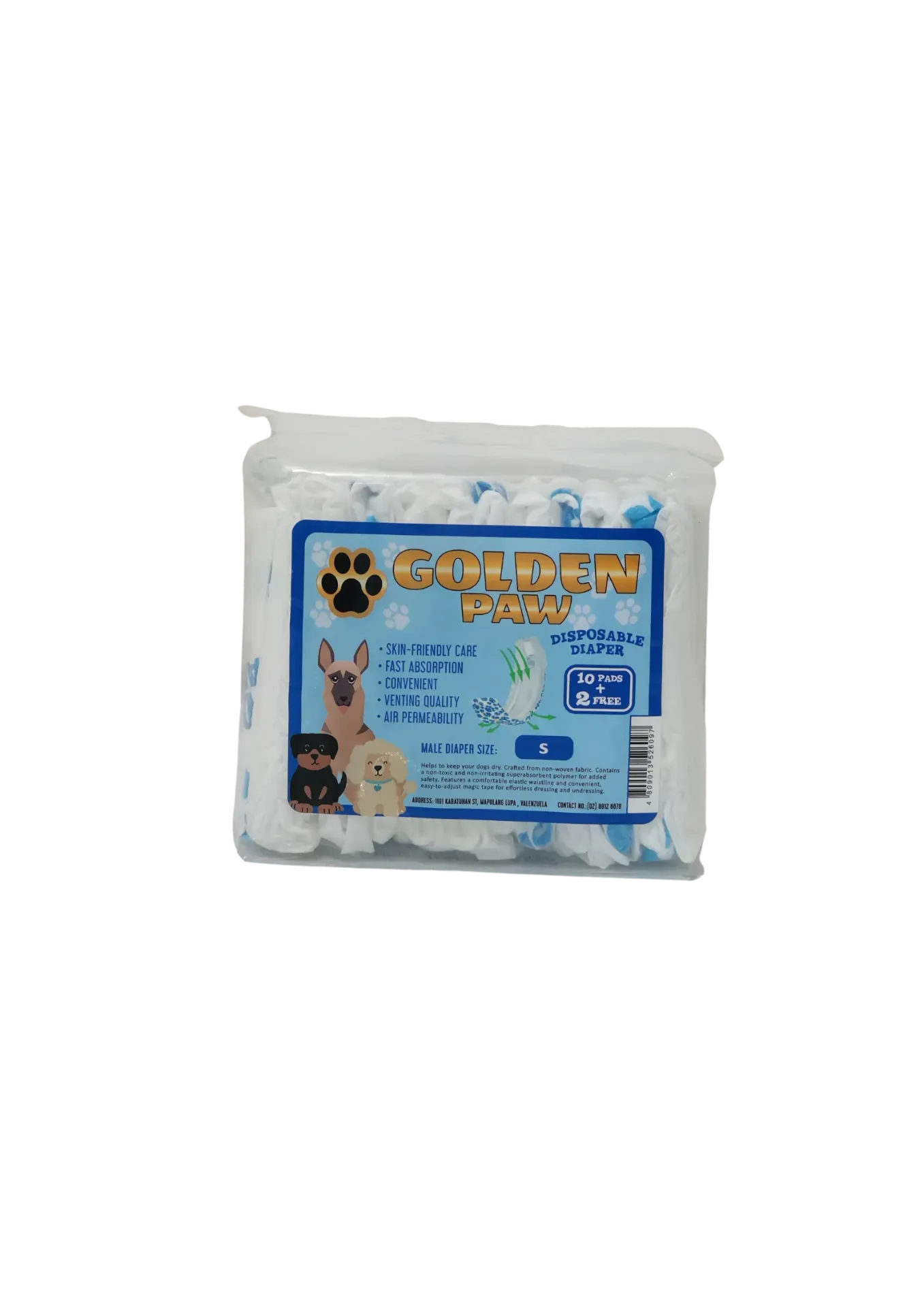 Golden Paw Pet Diaper Male (XS)