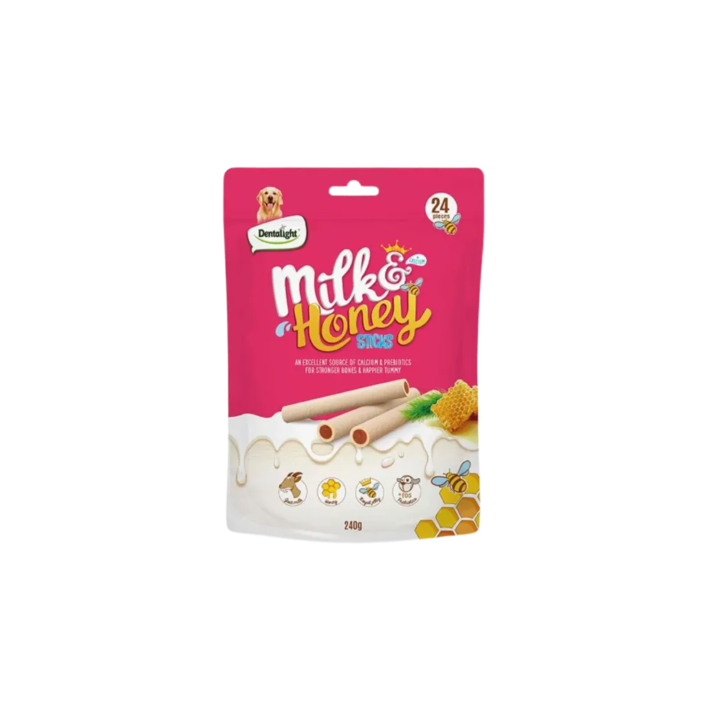 Dentalight Milky & Honey Sticks - 240g