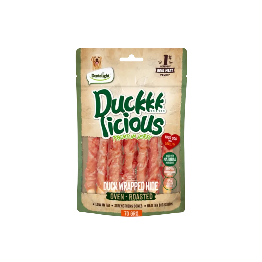 Dentalight Duck Licious Premium Jerky - 70g